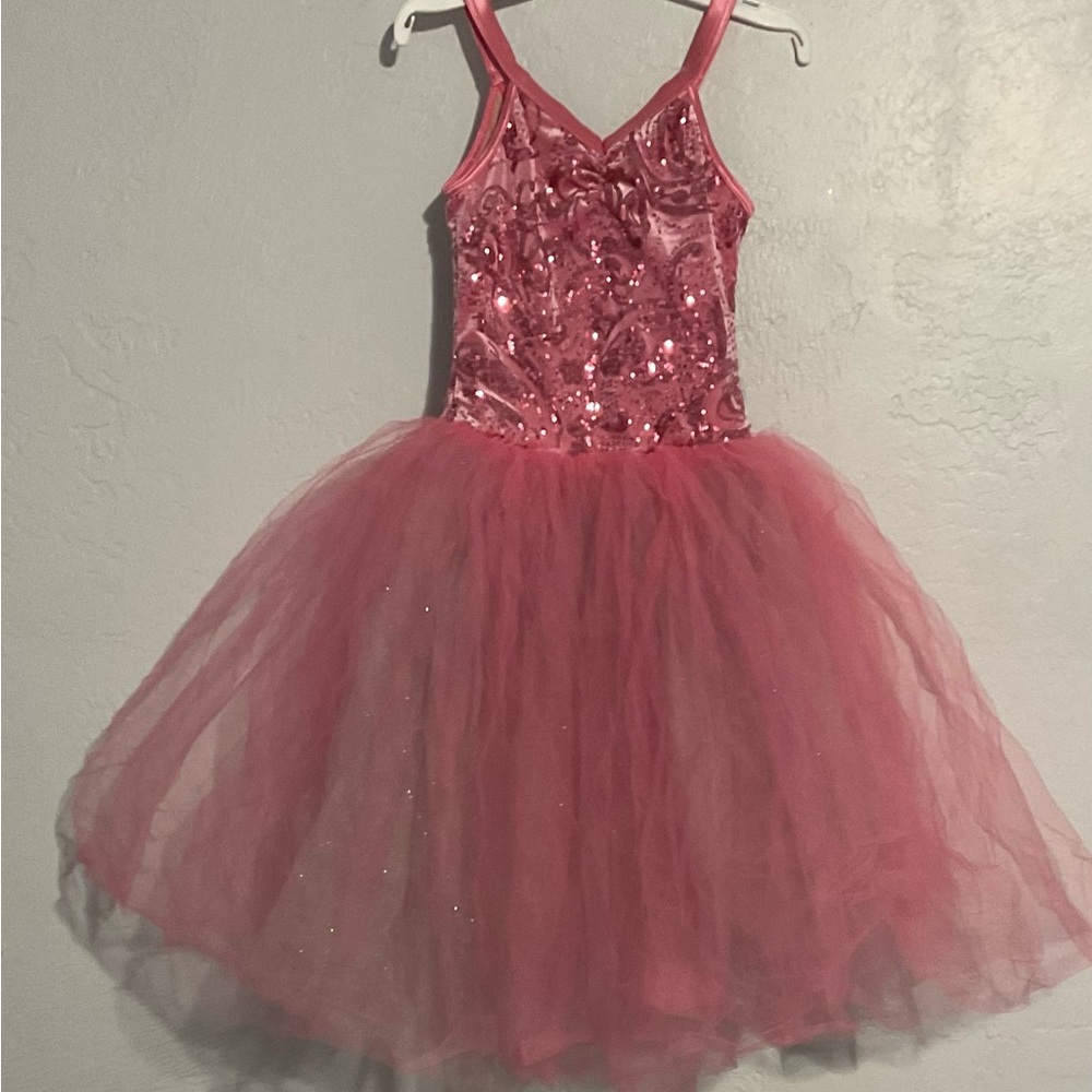 Weissman Shimmering Pink Dance Costume